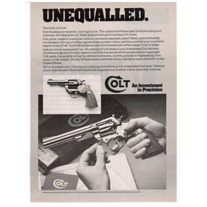 1979 Magazine Print Ad Colt Trooper Wall Decor